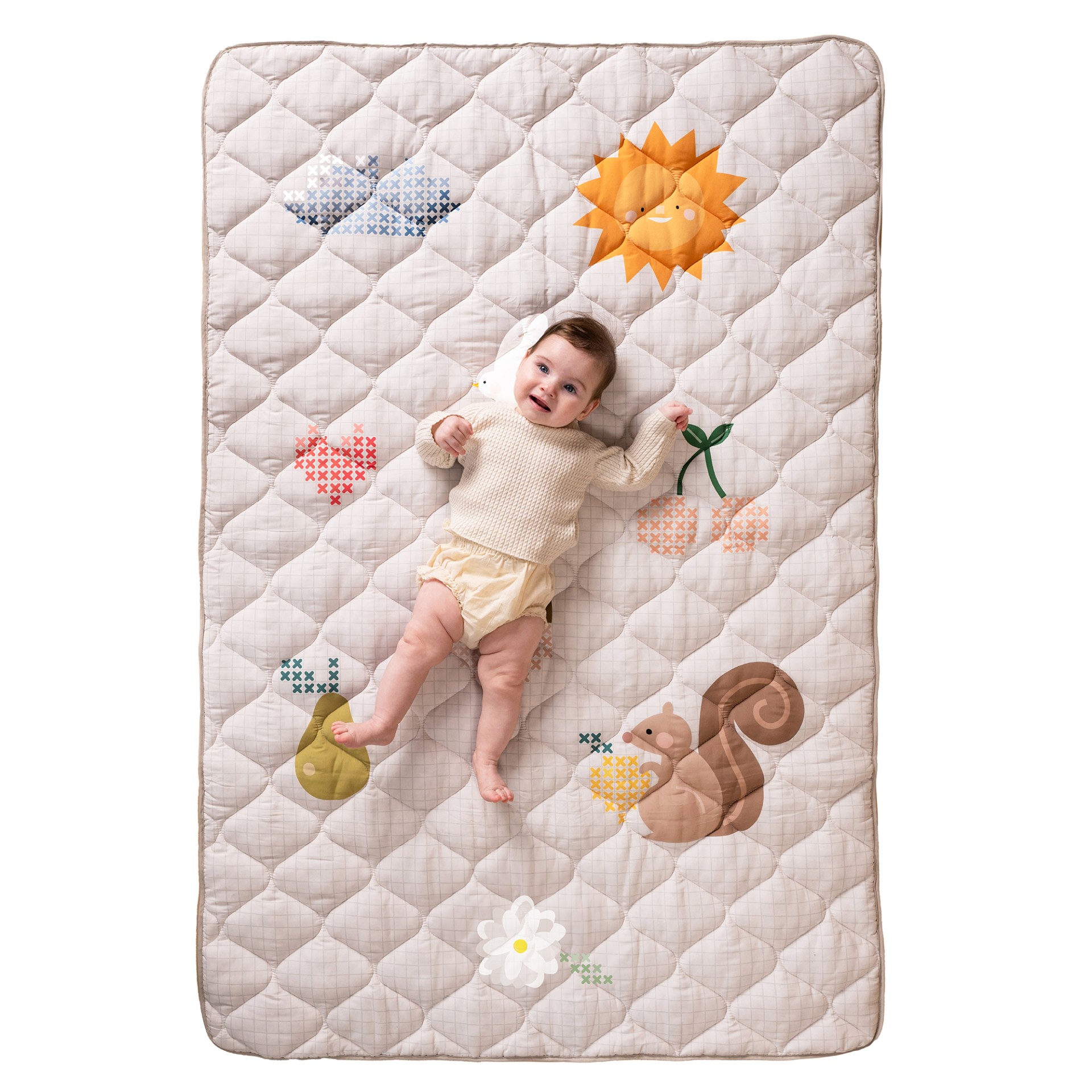 Χαλάκι Δραστηριοτήτων Fantasy Bloom Quilted Playmat 100*150cm, Taf Toys